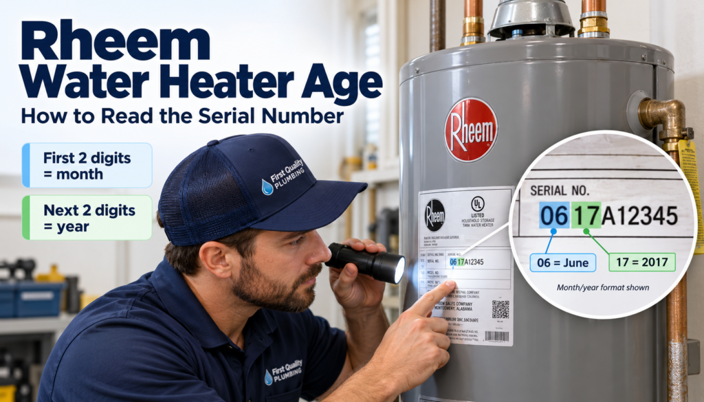 rheem water heater age
